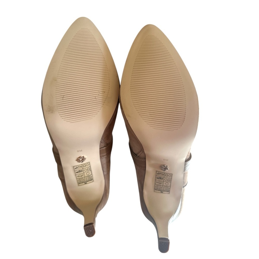 White House Black Market  Suede Ankle Boots Toasted Coconut Size 9 NWT - Picture 11 of 13